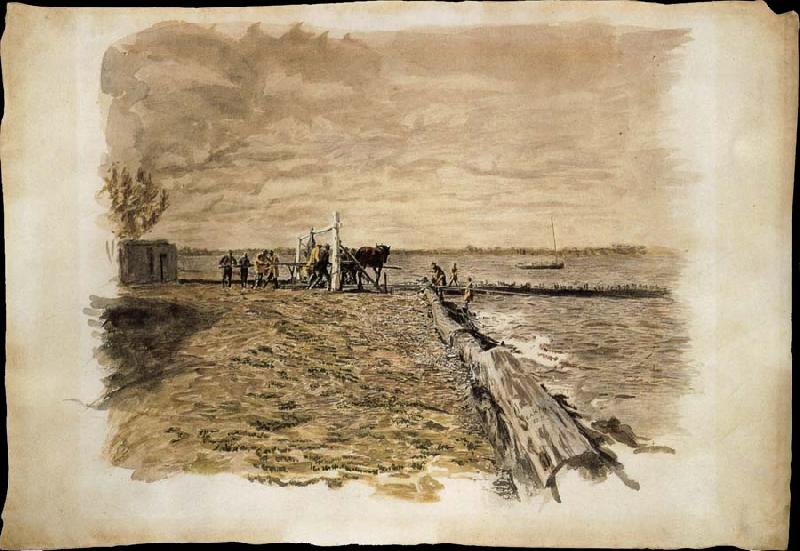 Thomas Eakins Fishing Sweden oil painting art